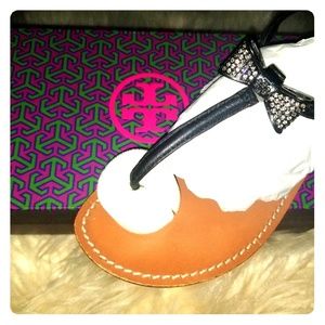 Tory Burch Flat Bow Thongs Shoes